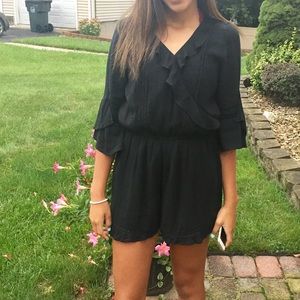 Hollister Black Romper